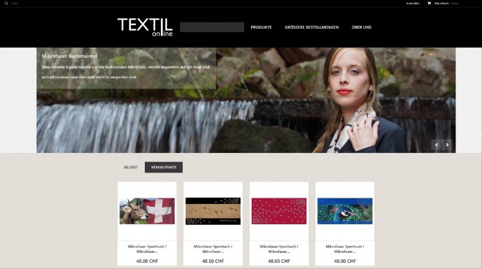 Internetshop textil-online.ch